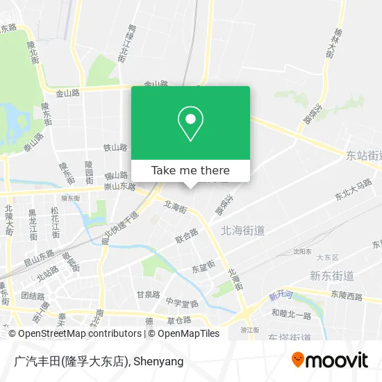 广汽丰田(隆孚大东店) map