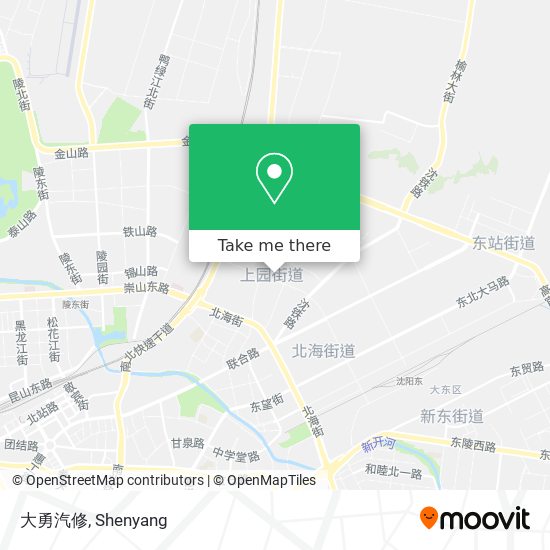 大勇汽修 map