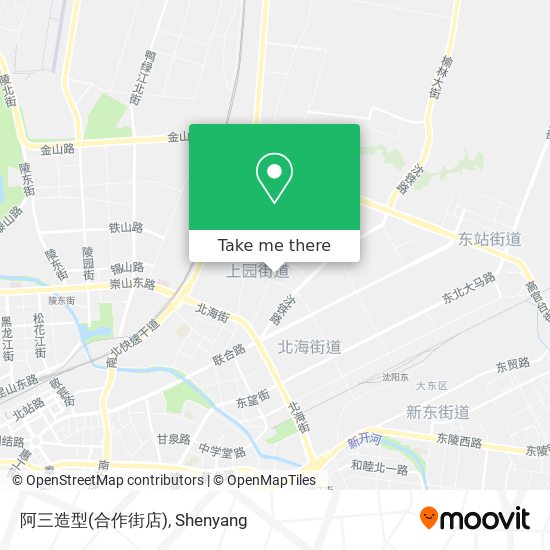 阿三造型(合作街店) map