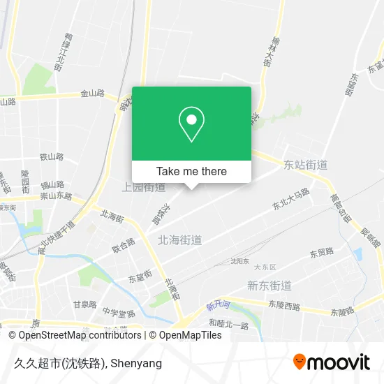 久久超市(沈铁路) map