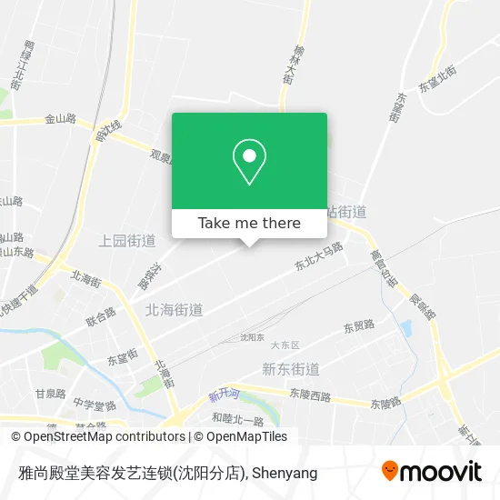 雅尚殿堂美容发艺连锁(沈阳分店) map