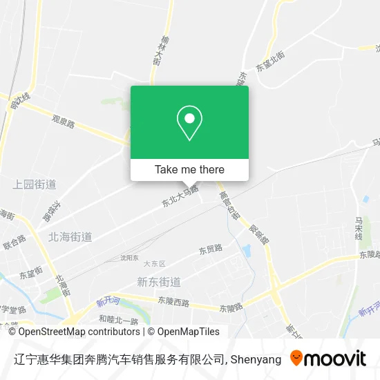 辽宁惠华集团奔腾汽车销售服务有限公司 map