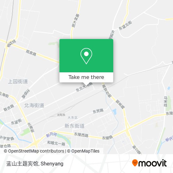 蓝山主题宾馆 map