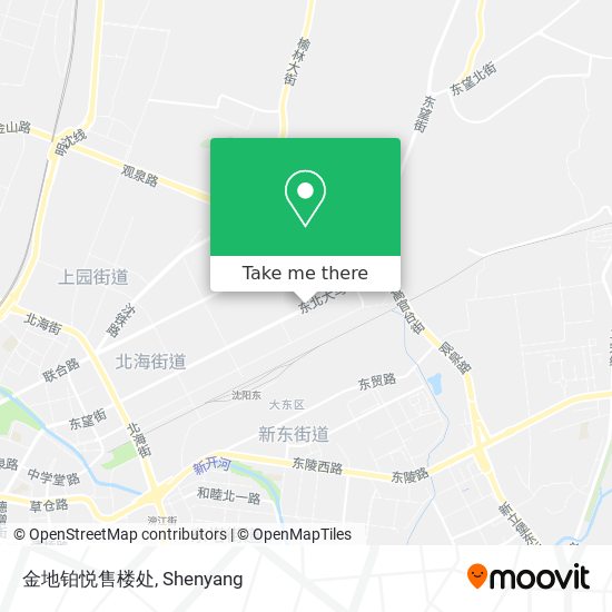 金地铂悦售楼处 map
