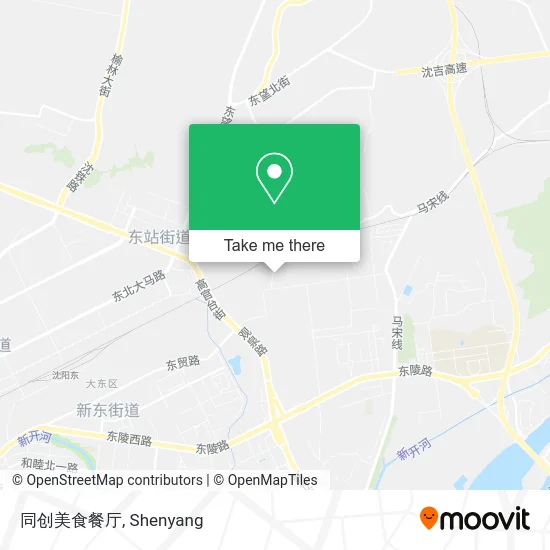 同创美食餐厅 map
