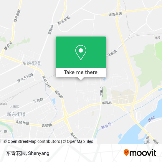 东青花园 map