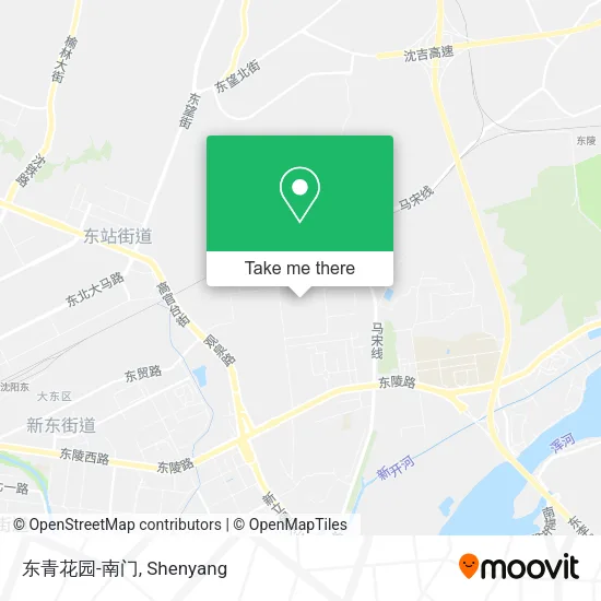 东青花园-南门 map