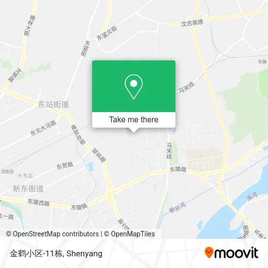 金鹤小区-11栋 map