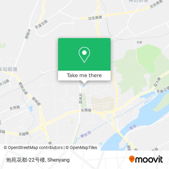 炮苑花都-22号楼 map