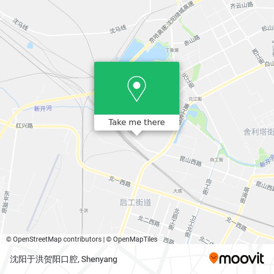 沈阳于洪贺阳口腔 map