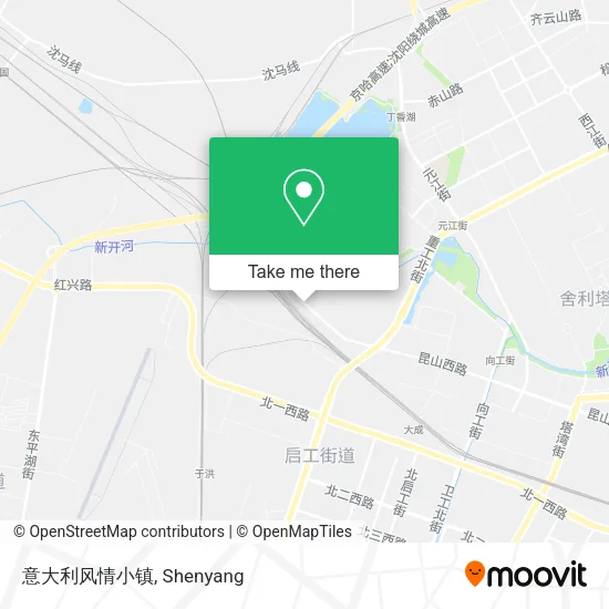 意大利风情小镇 map