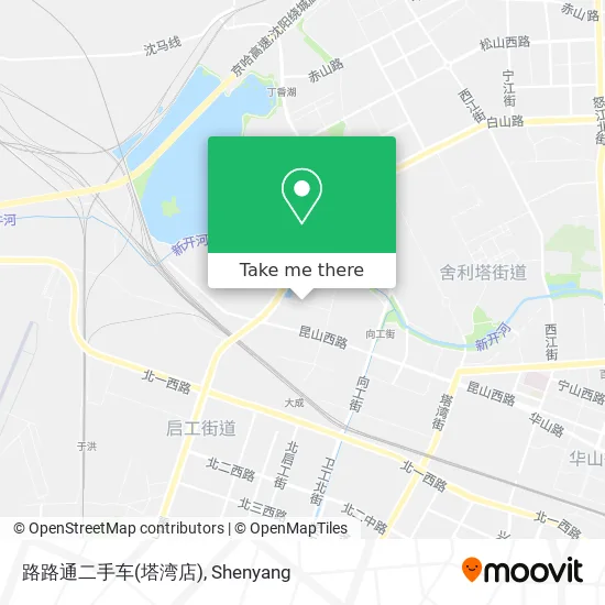 路路通二手车(塔湾店) map