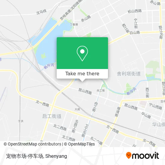 宠物市场-停车场 map