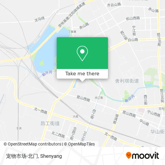 宠物市场-北门 map