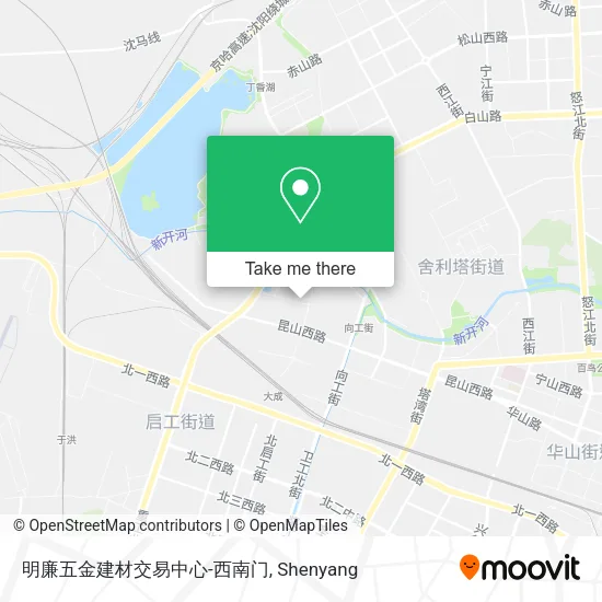 明廉五金建材交易中心-西南门 map
