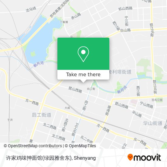 许家鸡味抻面馆(绿园雅舍东) map