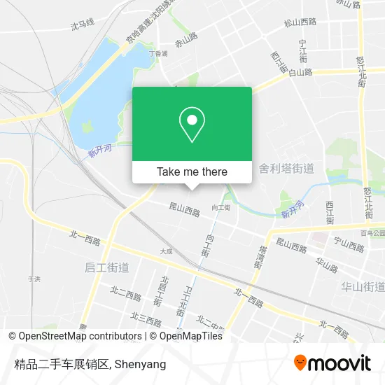 精品二手车展销区 map