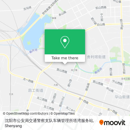 沈阳市公安局交通警察支队车辆管理所塔湾服务站 map
