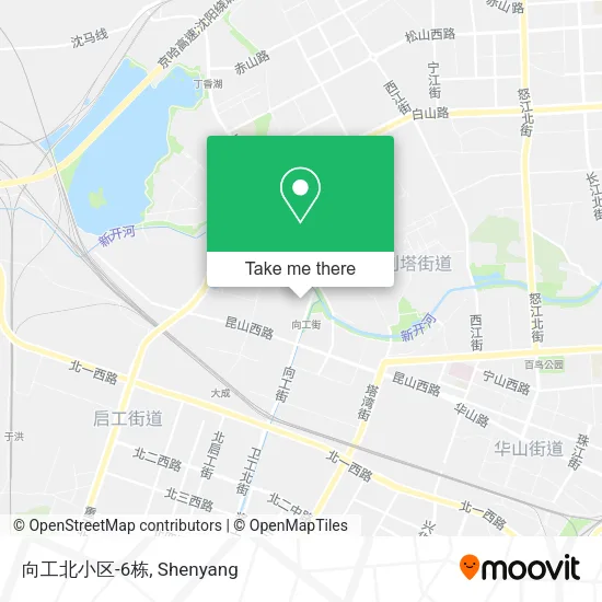 向工北小区-6栋 map