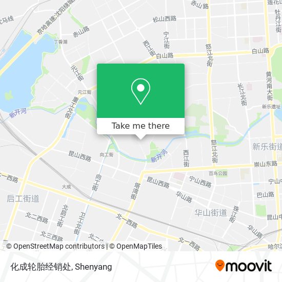 化成轮胎经销处 map