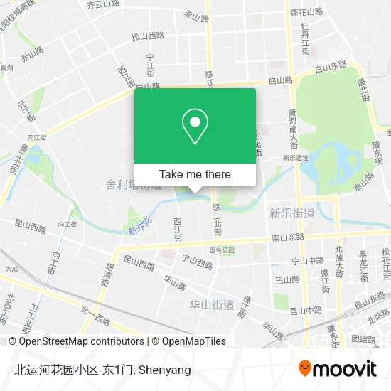 北运河花园小区-东1门 map