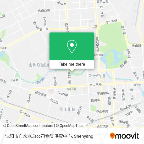 沈阳市自来水总公司物资供应中心 map