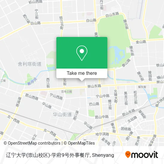 辽宁大学(崇山校区)-学府9号外事餐厅 map