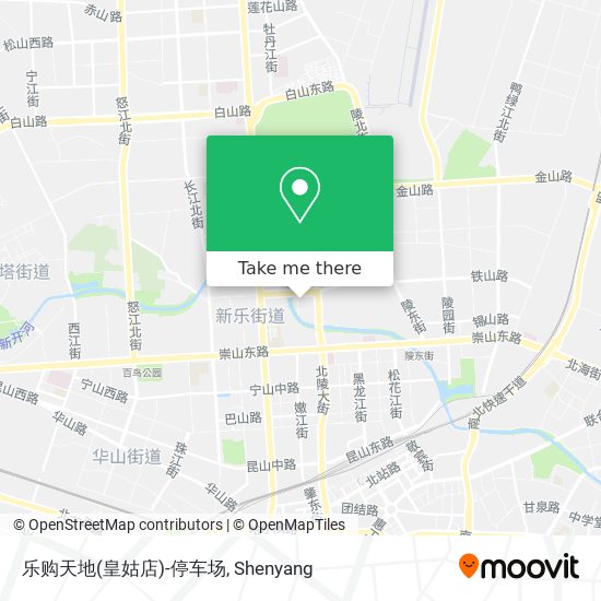 乐购天地(皇姑店)-停车场 map