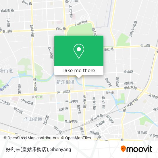 好利来(皇姑乐购店) map