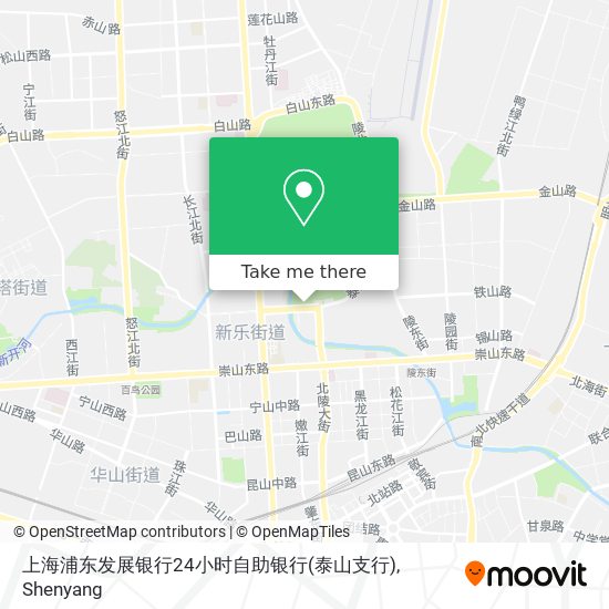 上海浦东发展银行24小时自助银行(泰山支行) map