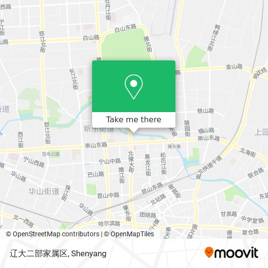辽大二部家属区 map