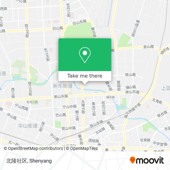 北陵社区 map