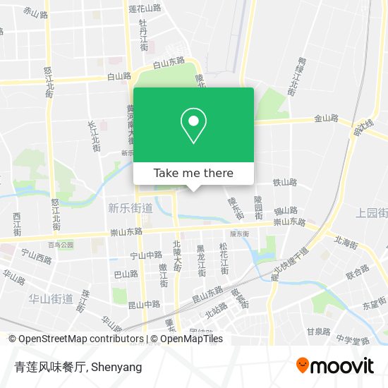 青莲风味餐厅 map