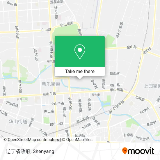辽宁省政府 map
