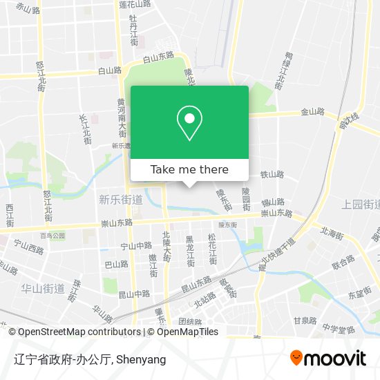 辽宁省政府-办公厅 map