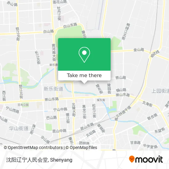 沈阳辽宁人民会堂 map
