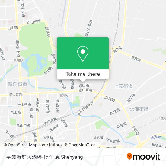 皇鑫海鲜大酒楼-停车场 map