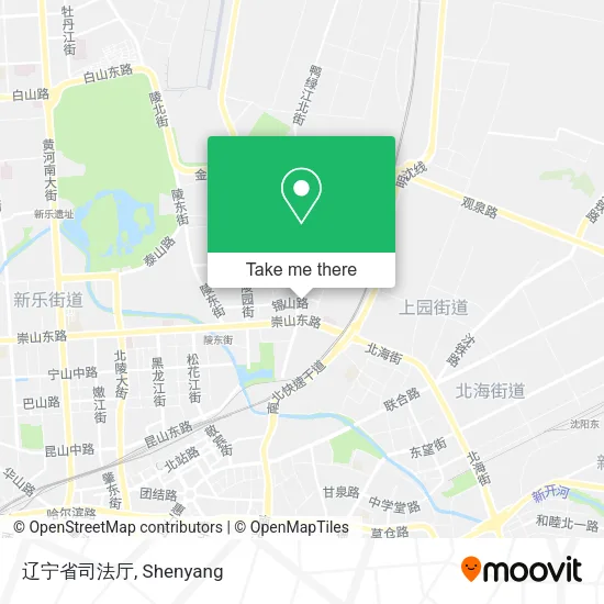 辽宁省司法厅 map