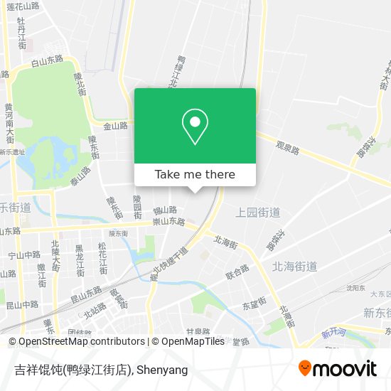吉祥馄饨(鸭绿江街店) map