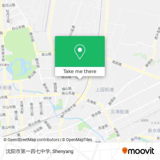 沈阳市第一四七中学 map