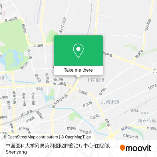 中国医科大学附属第四医院肿瘤治疗中心-住院部 map