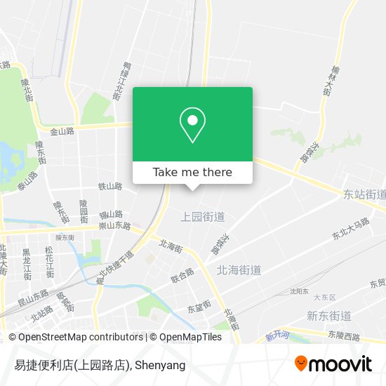 易捷便利店(上园路店) map