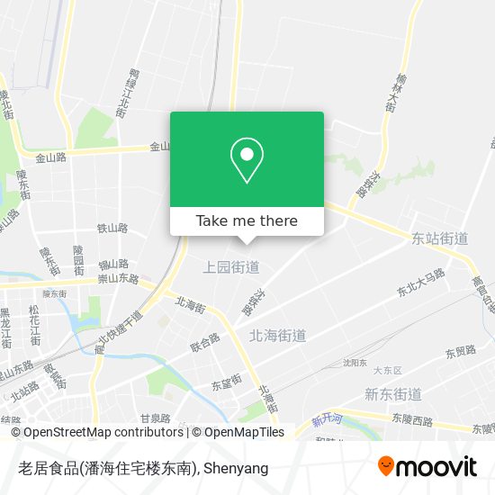 老居食品(潘海住宅楼东南) map