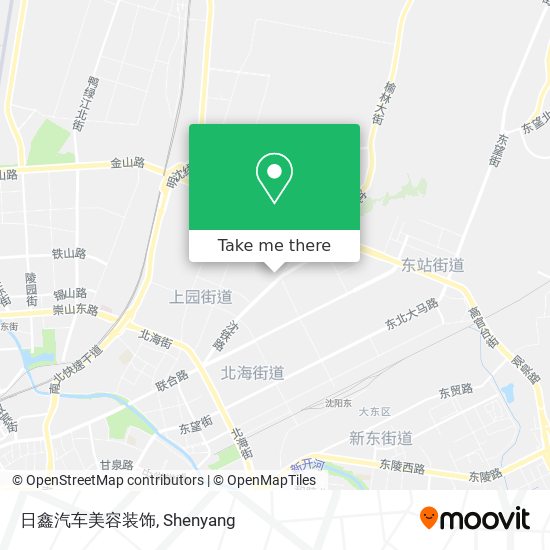 日鑫汽车美容装饰 map