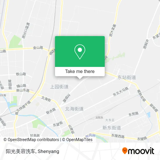 阳光美容洗车 map