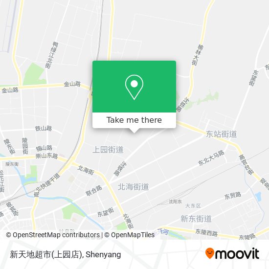 新天地超市(上园店) map