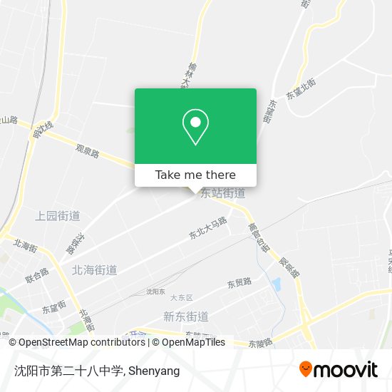 沈阳市第二十八中学 map