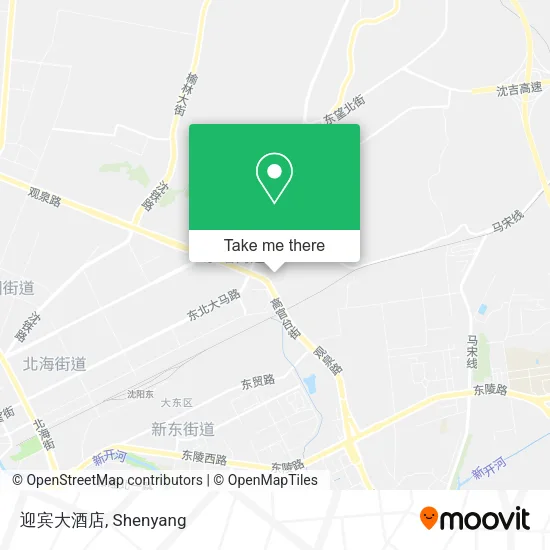 迎宾大酒店 map