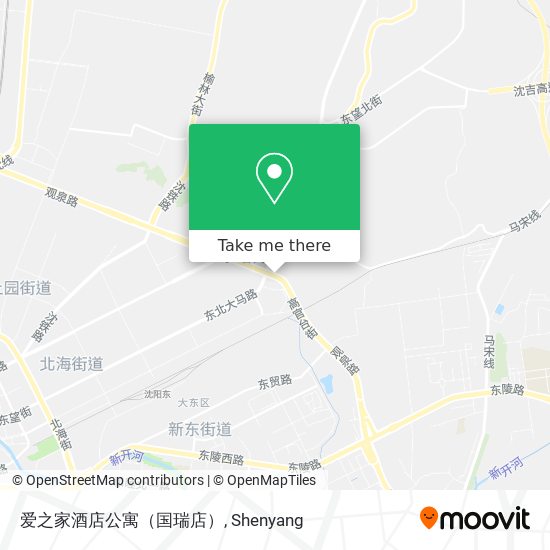 爱之家酒店公寓（国瑞店） map