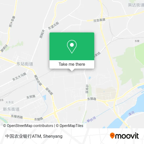 中国农业银行ATM map